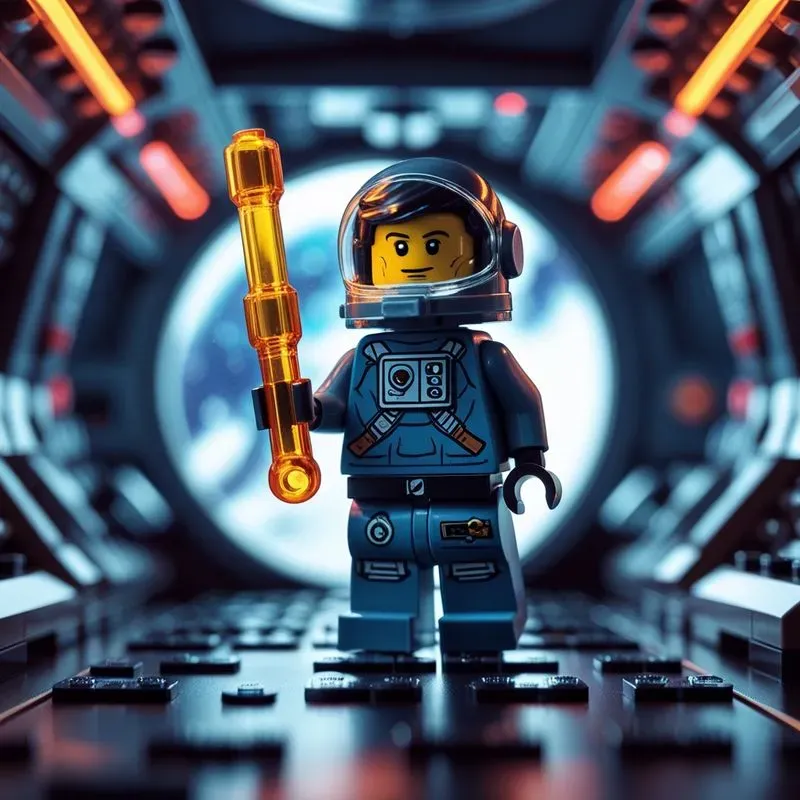 Cinematic Lego World Generator Art