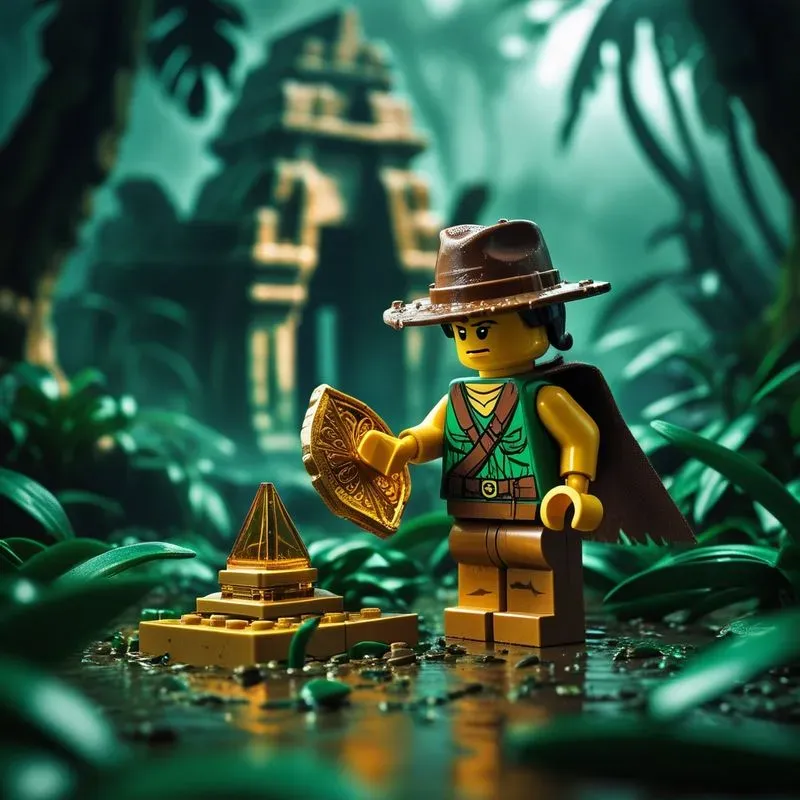 Cinematic Lego World Generator Art
