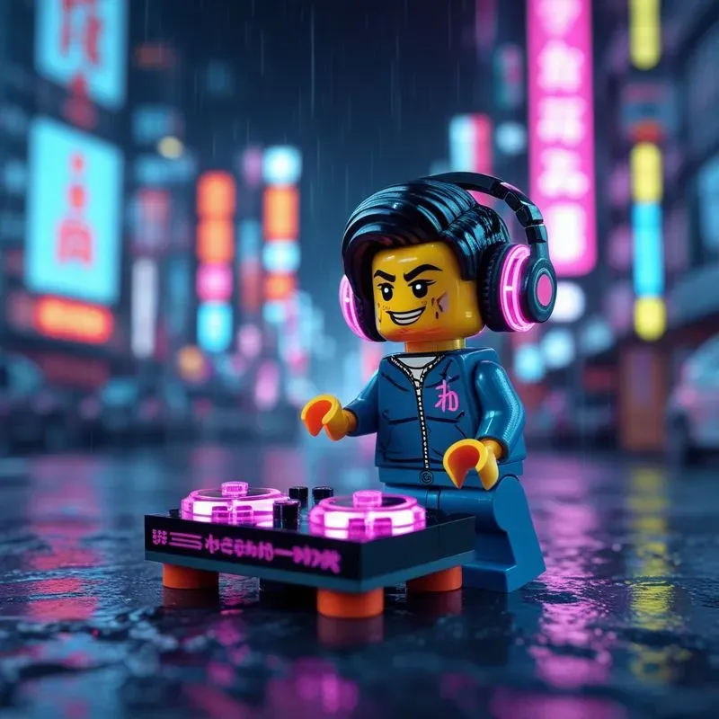 Cinematic Lego World Generator Art