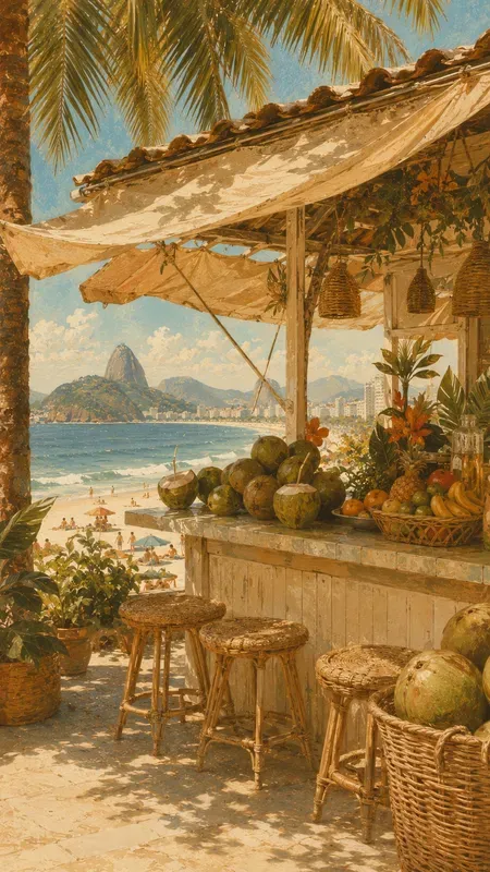 1970s Copacabana Breeze Illustrations