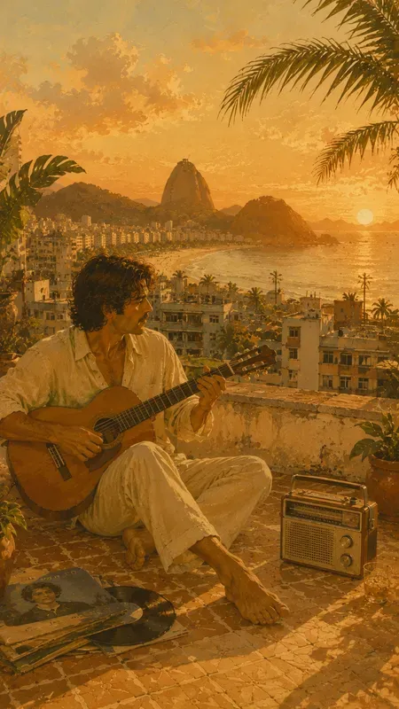 1970s Copacabana Breeze Illustrations
