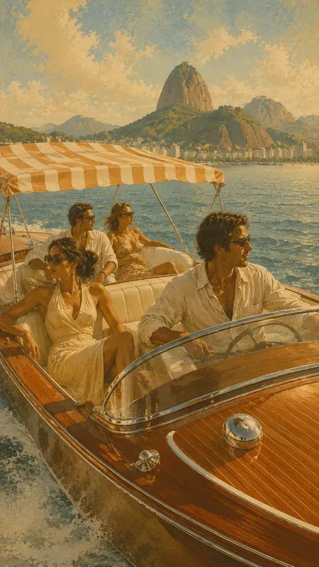 1970s Copacabana Breeze Illustrations