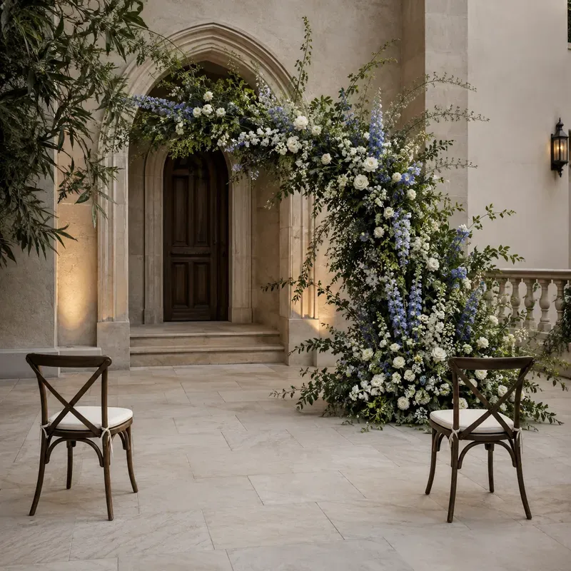 Floral Installation Scale Photos