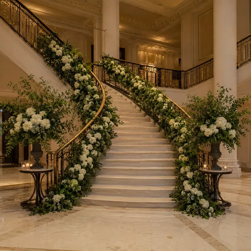Floral Installation Scale Photos