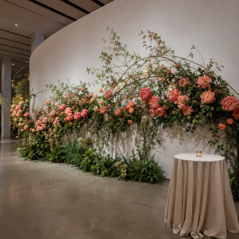 Floral Installation Scale Photos