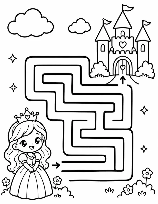 4 Fairytale Activity Pages For Kids