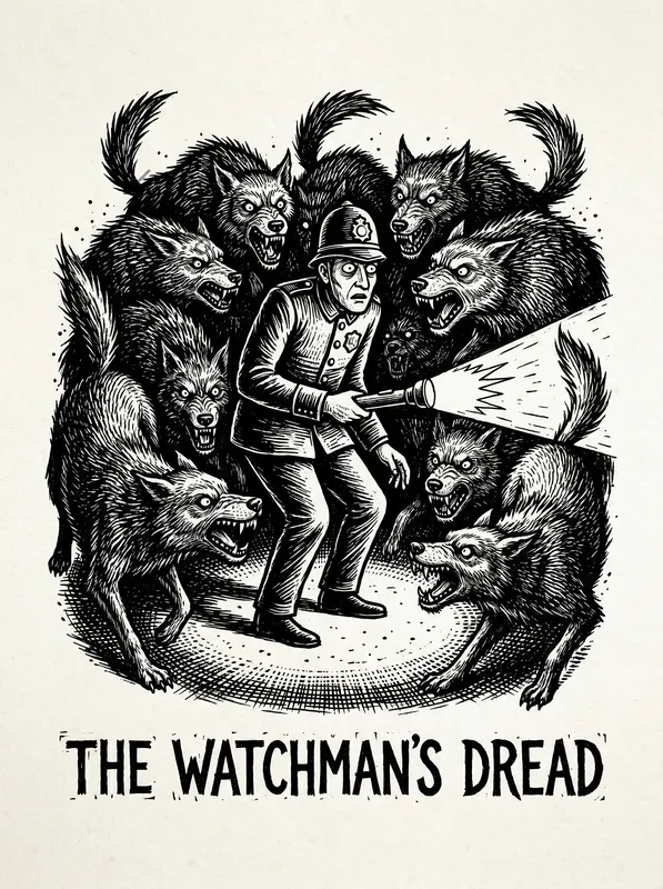 Dark Woodcut Ink Illustrations