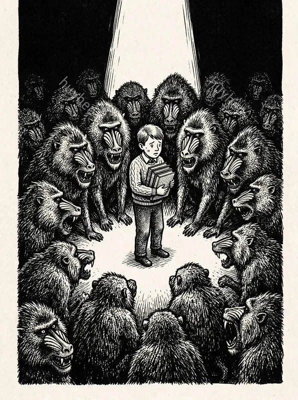 Dark Woodcut Ink Illustrations
