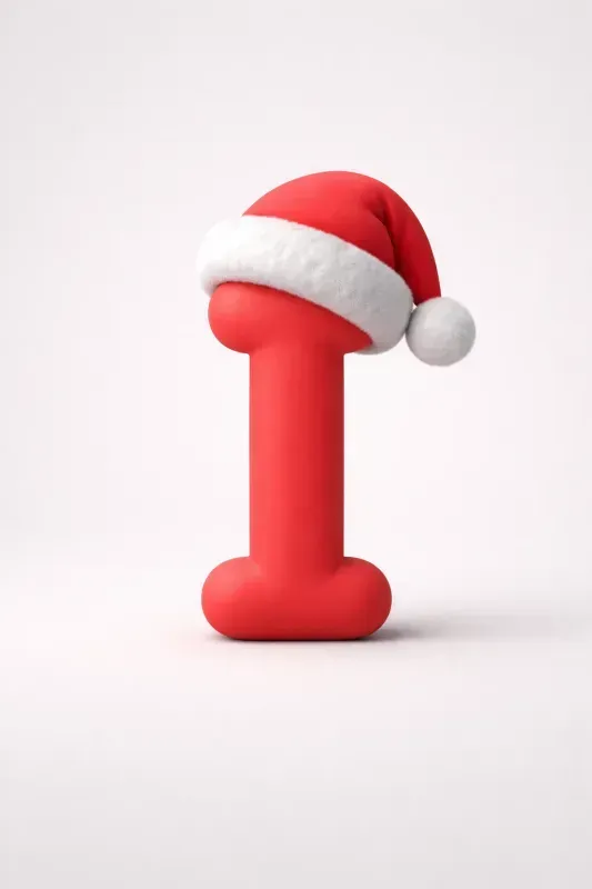 3D Christmas Alphabet Letters Characters