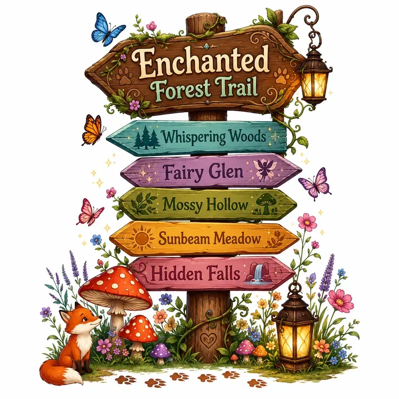 Whimsical Direction Sign Creators