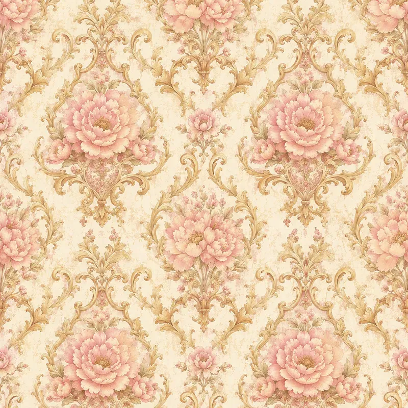 Vintage Damask Seamless Patterns