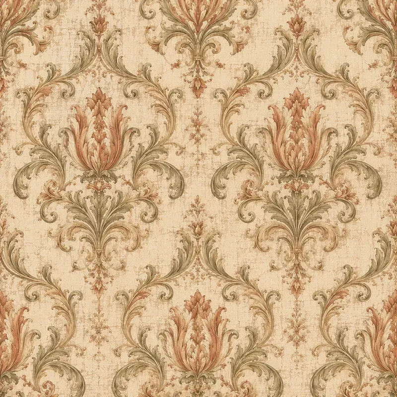 Vintage Damask Seamless Patterns