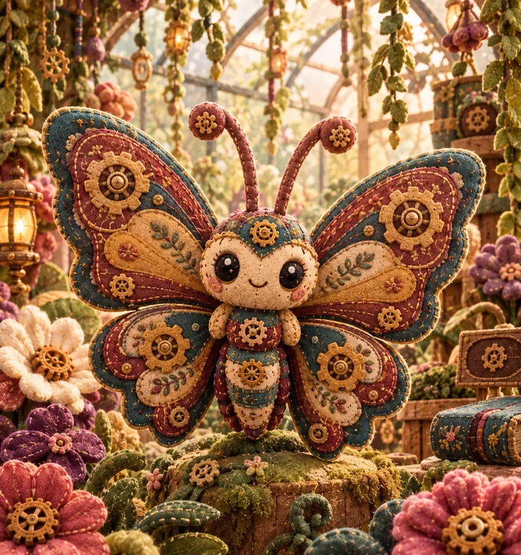 Steampunk Plush Inventors And Machines