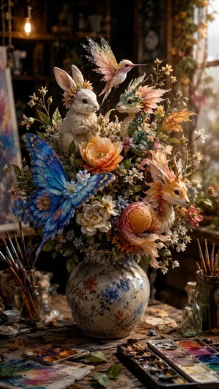 Enchanted Botanical Bouquet Series