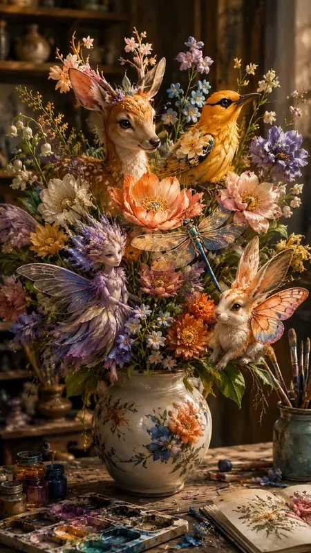 Enchanted Botanical Bouquet Series