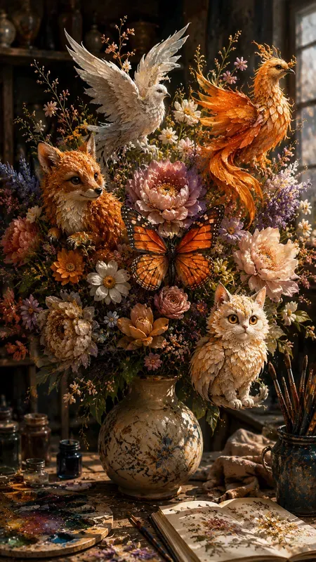 Enchanted Botanical Bouquet Series