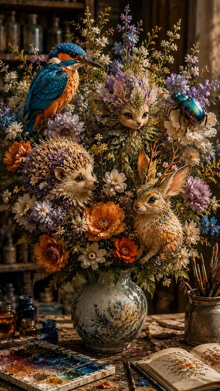 Enchanted Botanical Bouquet Series