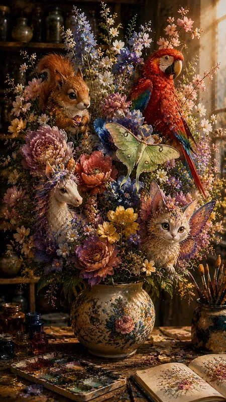 Enchanted Botanical Bouquet Series
