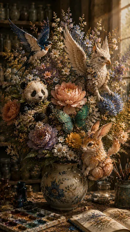 Enchanted Botanical Bouquet Series