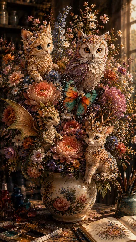 Enchanted Botanical Bouquet Series