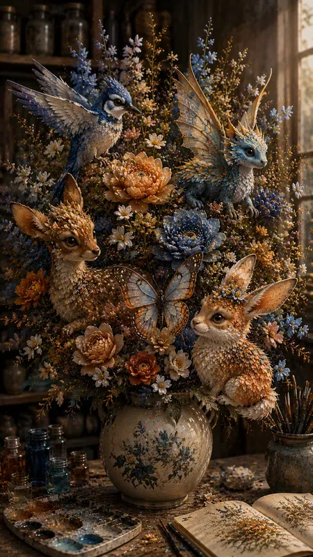 Enchanted Botanical Bouquet Series