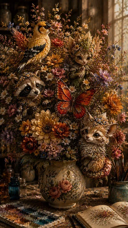 Enchanted Botanical Bouquet Series
