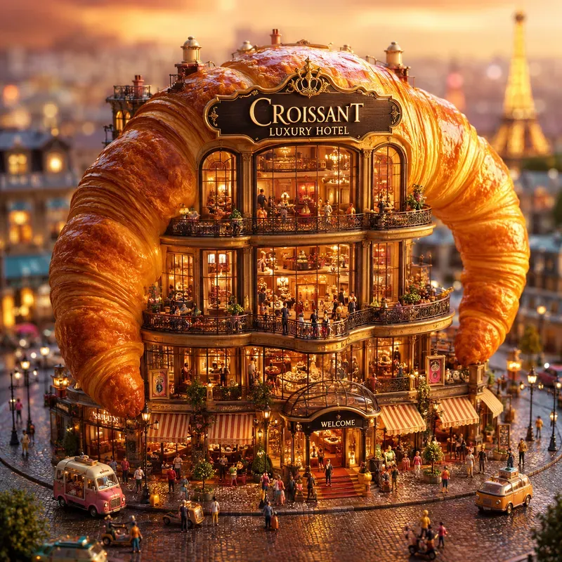 Whimsical Donut Amusement Park Cities
