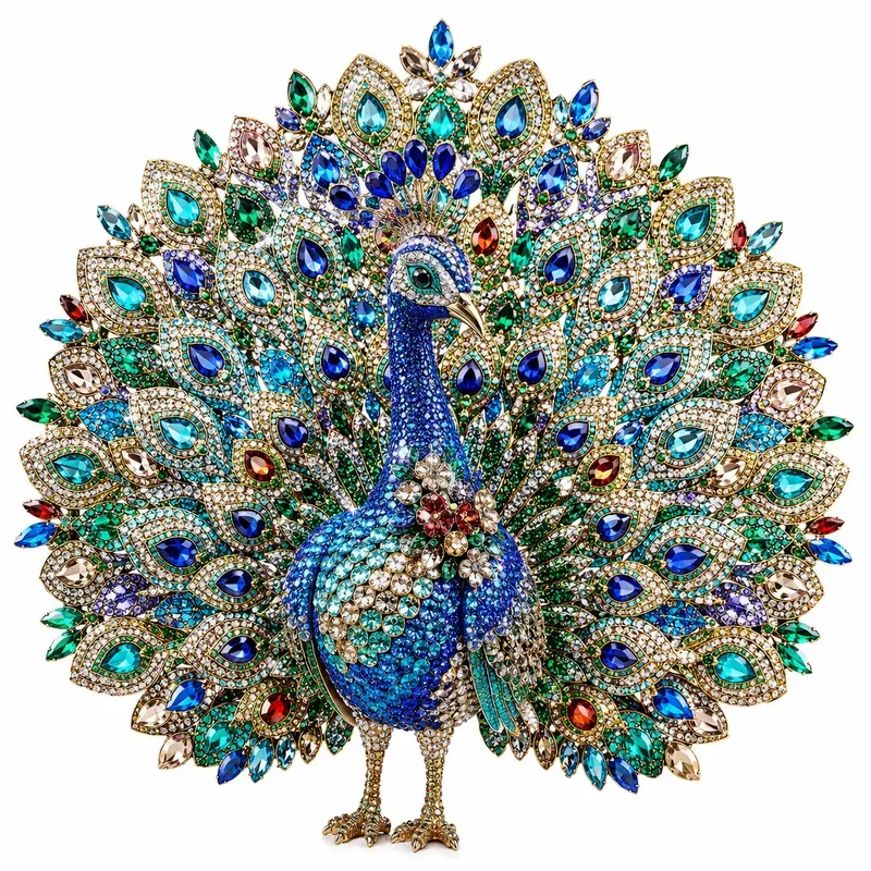 Jeweled Fantasy Animal Art