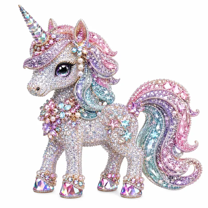 Jeweled Fantasy Animal Art