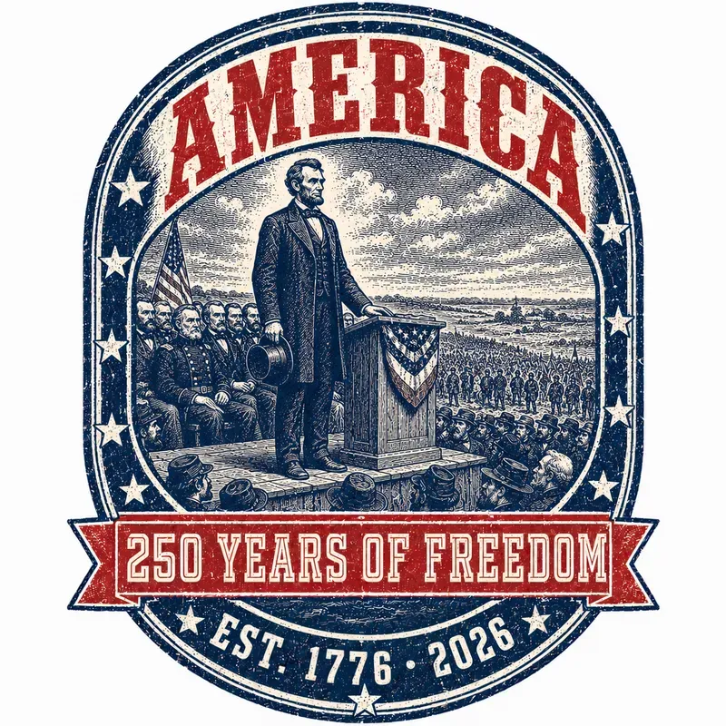 America Freedom 250 Years Tshirt Prints