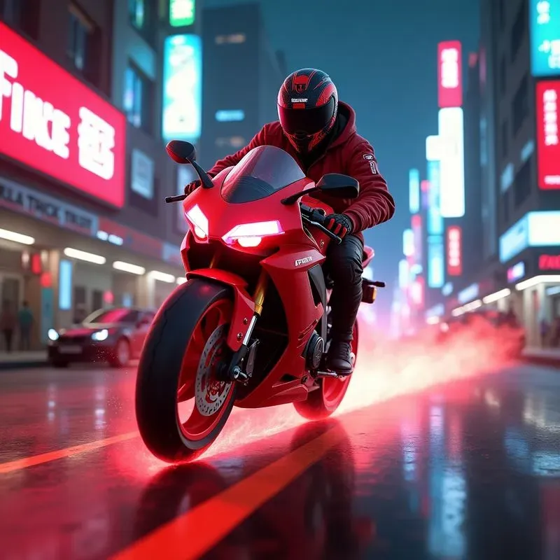 Vibrant And Fast Art Cyberpunk Style
