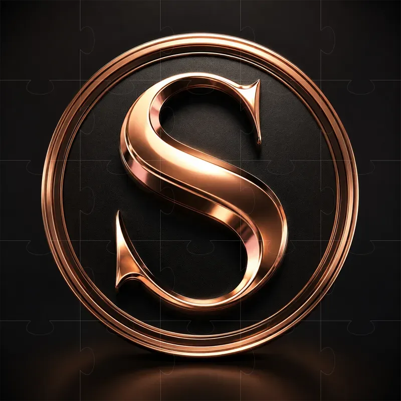 Luxury Metallic Brand Icons