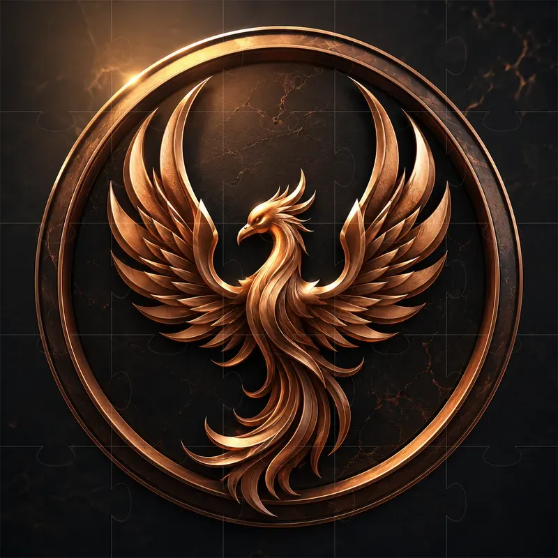 Luxury Metallic Brand Icons