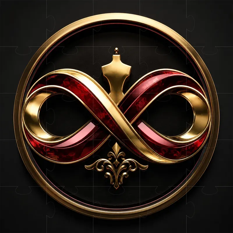 Luxury Metallic Brand Icons