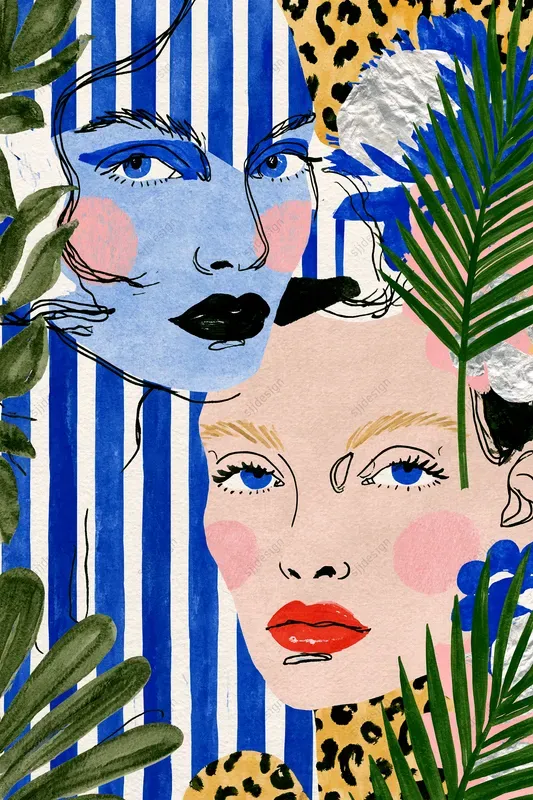 Wild Stripes Editorial Art