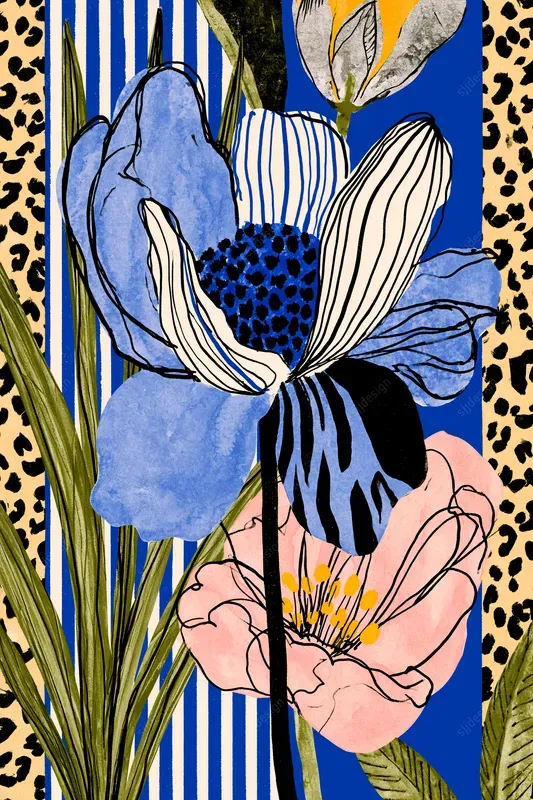 Wild Stripes Editorial Art