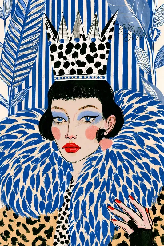 Wild Stripes Editorial Art
