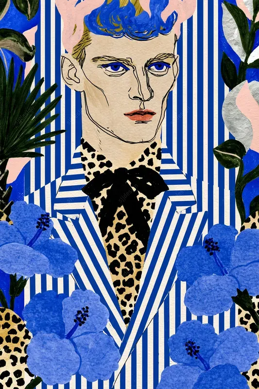 Wild Stripes Editorial Art