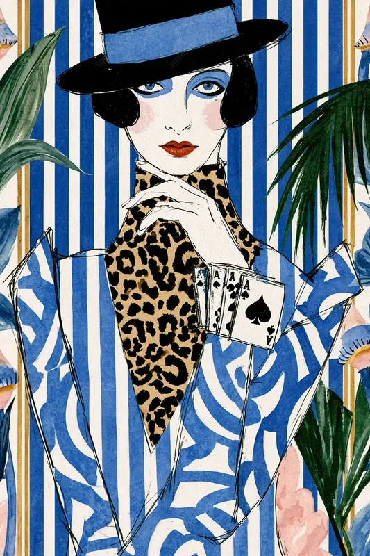 Wild Stripes Editorial Art