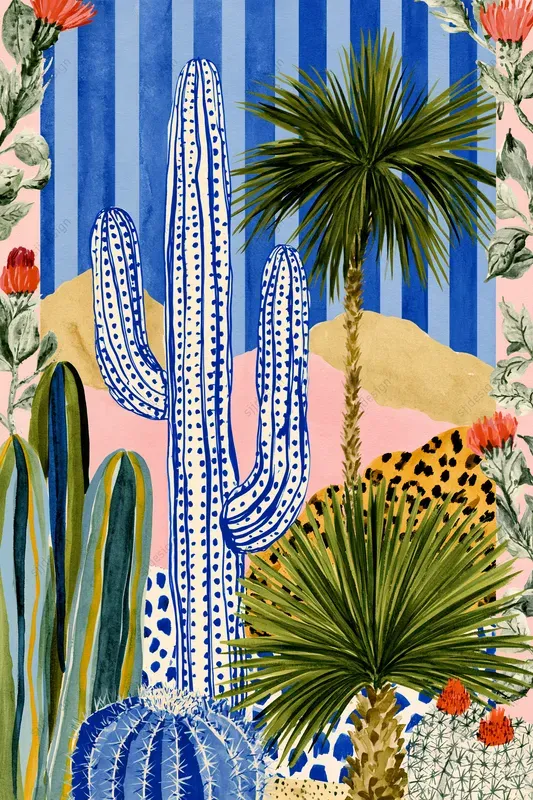 Wild Stripes Editorial Art