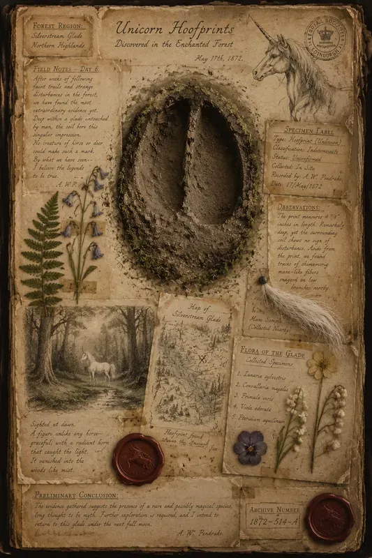 Unicorn Discovery Archive Junk Journals