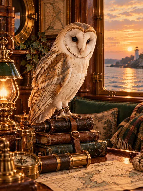 Floating Scriptorium Illustrations