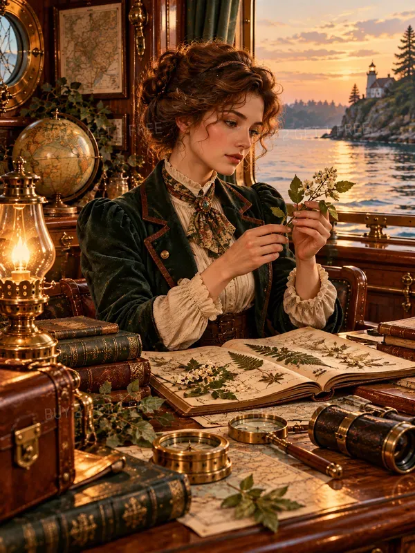 Floating Scriptorium Illustrations
