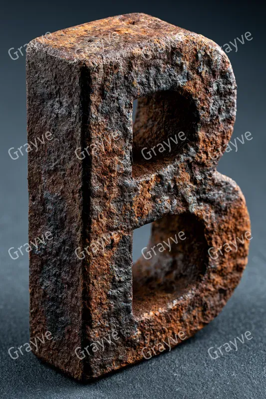 Raw Industrial 3D Typography