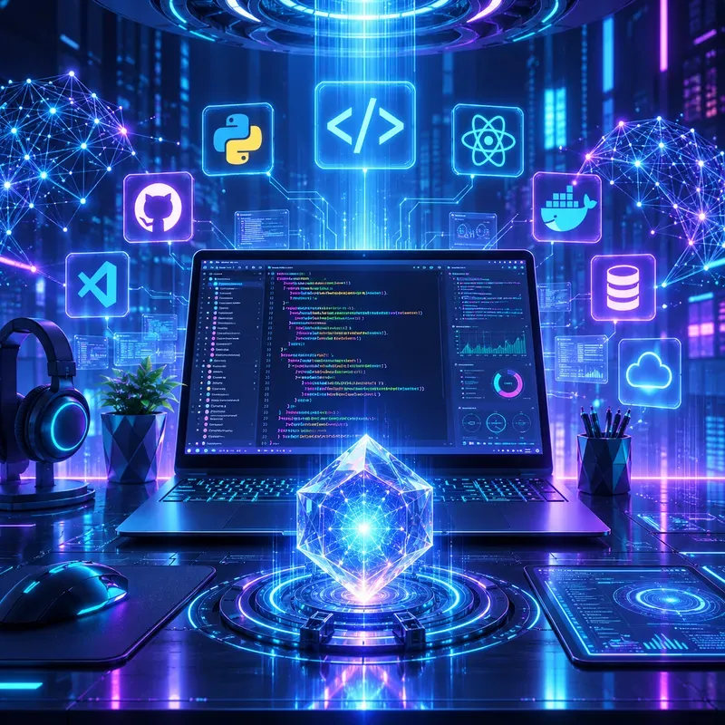Cyber Neon Coding Hubs