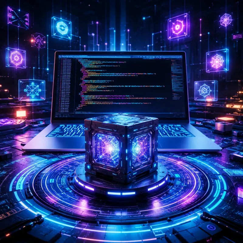 Cyber Neon Coding Hubs