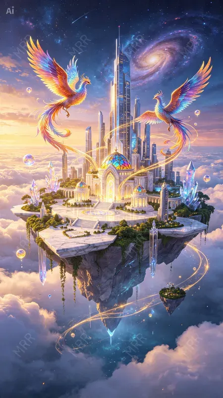Surreal Floating City Creators