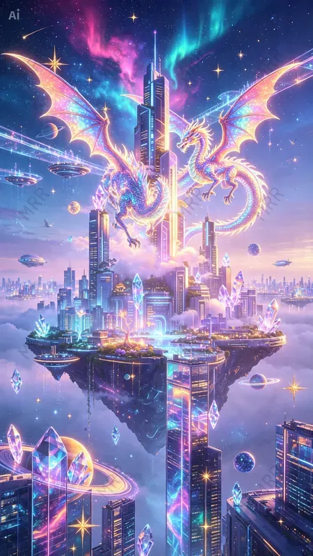 Surreal Floating City Creators