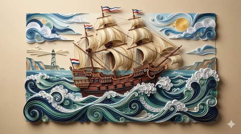 Elegant 3D Paper Quilling Art