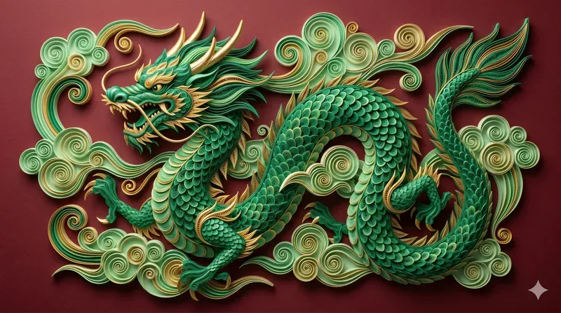 Elegant 3D Paper Quilling Art